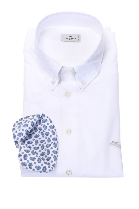 Shop ETRO  Shirt: Etro cotton shirt.
Double button cuffs.
Button down collar.
Logo.
Composition: 100% Cotton.
Made in Italy.. 1K964 8784-0990